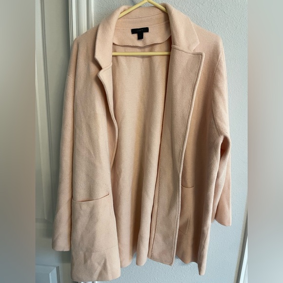 J. Crew Sophia Sweater Blazer Light Pink Blazer 3X - Picture 4 of 5